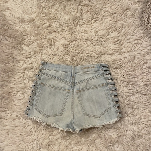 LF brand light wash shorts, - Picture 5 of 7